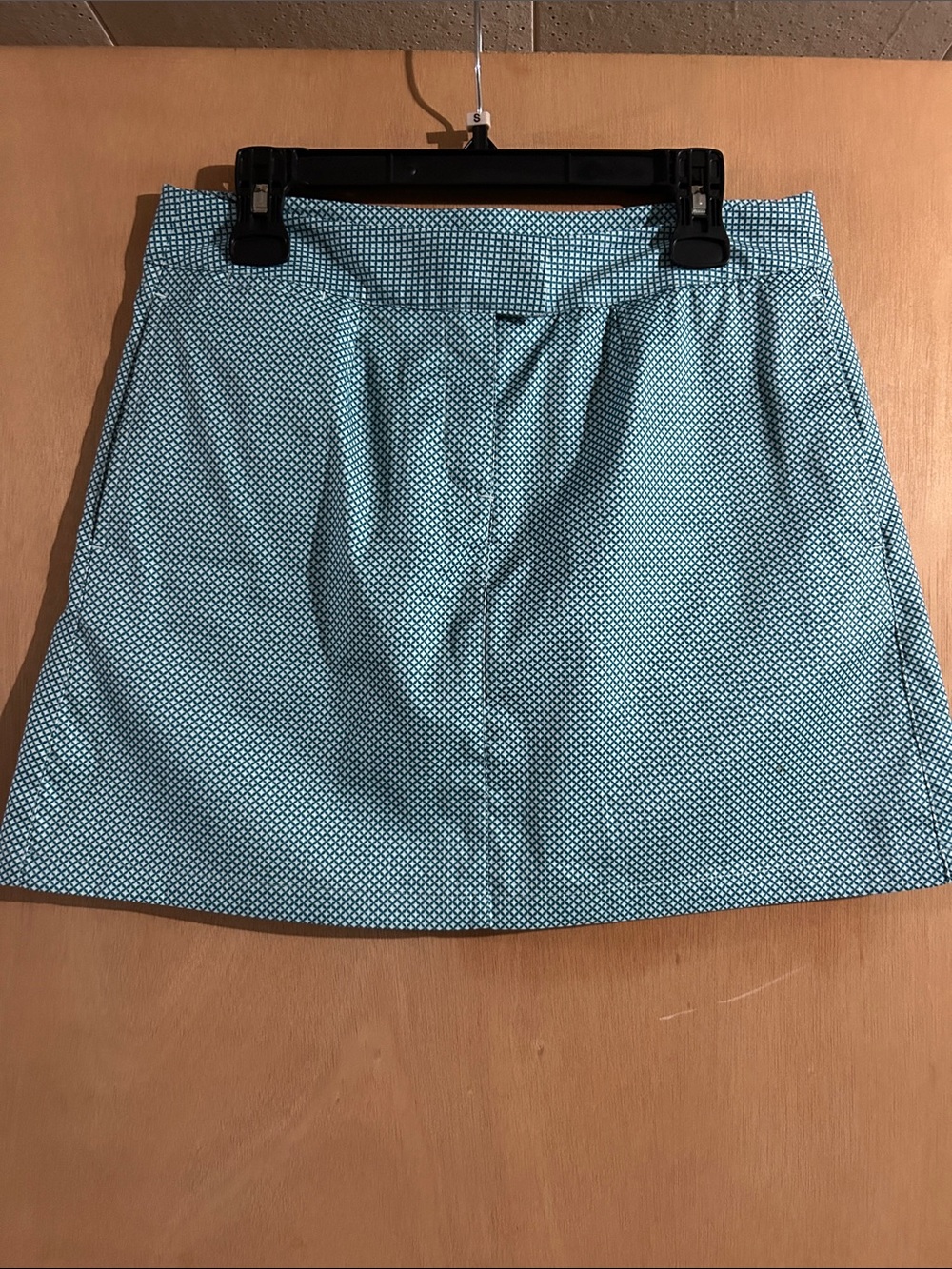 Puma Blue Micro-Print Skort